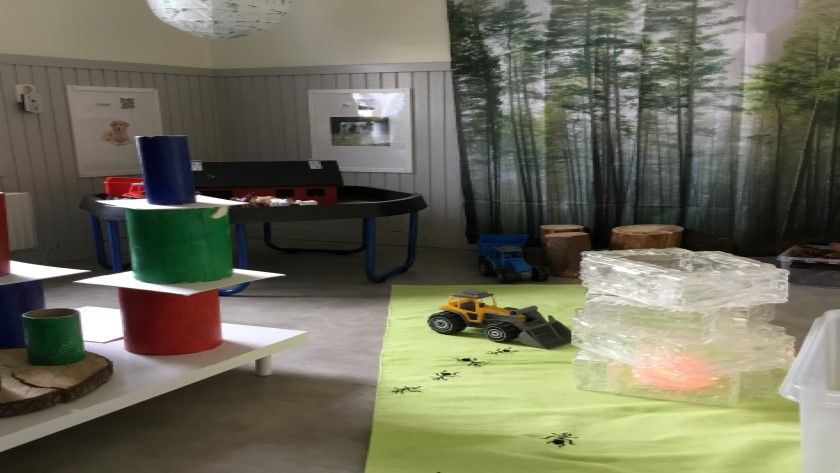 Lärmiljö för konstruktionslek